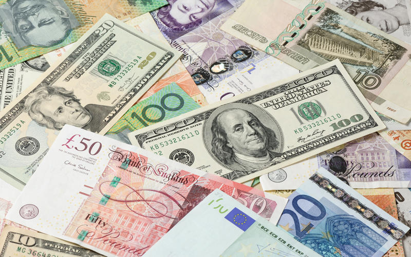 Six currencies